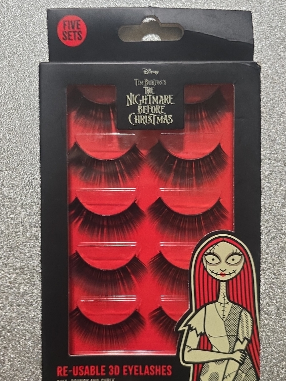 Nightmare Before Christmas RARE 5pc Eyelash Set NWT